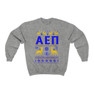 Printify Alpha Epsilon Pi Ugly Christmas Sweater Crewneck Sweatshirts 