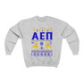 Printify Alpha Epsilon Pi Ugly Christmas Sweater Crewneck Sweatshirts 