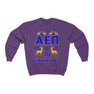 Printify Alpha Epsilon Pi Ugly Christmas Sweater Crewneck Sweatshirts 