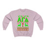 Printify Alpha Gamma Delta Ugly Christmas Sweater Crewneck Sweatshirts 