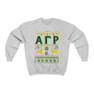 Printify Alpha Gamma Rho Ugly Christmas Sweater Crewneck Sweatshirts 