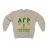 Printify Alpha Gamma Rho Ugly Christmas Sweater Crewneck Sweatshirts 