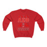 Printify Alpha Sigma Phi Ugly Christmas Sweater Crewneck Sweatshirts 
