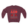 Printify Alpha Sigma Phi Ugly Christmas Sweater Crewneck Sweatshirts 