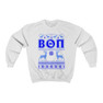 Printify Beta Theta Pi Ugly Christmas Sweater Crewneck Sweatshirts 