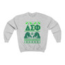 Printify Delta Sigma Phi Ugly Christmas Sweater Crewneck Sweatshirts 