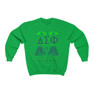 Printify Delta Sigma Phi Ugly Christmas Sweater Crewneck Sweatshirts 