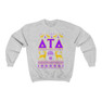 Printify Delta Tau Delta Ugly Christmas Sweater Crewneck Sweatshirts 