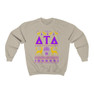 Printify Delta Tau Delta Ugly Christmas Sweater Crewneck Sweatshirts 