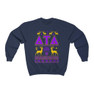 Printify Delta Tau Delta Ugly Christmas Sweater Crewneck Sweatshirts 