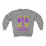 Printify Delta Tau Delta Ugly Christmas Sweater Crewneck Sweatshirts 