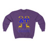 Printify Delta Upsilon Ugly Christmas Sweater Crewneck Sweatshirts 