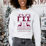 Gamma Sigma Sigma Ugly Christmas Sweater Crewneck Sweatshirts