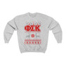 Printify Phi Sigma Kappa Ugly Christmas Sweater Crewneck Sweatshirts 