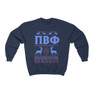 Pi Beta Phi Ugly Christmas Sweater Crewneck Sweatshirts