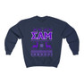 Printify Sigma Alpha Mu Ugly Christmas Sweater Crewneck Sweatshirts 