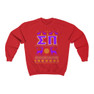 Sigma Pi Ugly Christmas Sweater Crewneck Sweatshirts