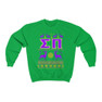 Printify Sigma Pi Ugly Christmas Sweater Crewneck Sweatshirts 