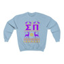 Printify Sigma Pi Ugly Christmas Sweater Crewneck Sweatshirts 