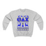 Printify Theta Delta Chi Ugly Christmas Sweater Crewneck Sweatshirts 