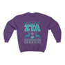 Zeta Tau Alpha Ugly Christmas Sweater Crewneck Sweatshirts