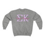 Sigma Kappa Greek Type Crewneck Sweatshirts