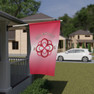 Alpha Omicron Pi House Flag Banner