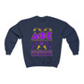 Printify Delta Phi Epsilon Ugly Christmas Sweater Crewneck Sweatshirts 