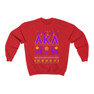Printify Alpha Kappa Lambda Ugly Christmas Sweater Crewneck Sweatshirts 