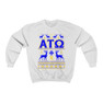 Alpha Tau Omega Ugly Christmas Sweater Crewneck Sweatshirts