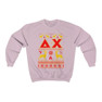 Printify Delta Chi Ugly Christmas Sweater Crewneck Sweatshirts 