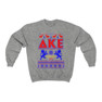 Printify Delta Kappa Epsilon Ugly Christmas Sweater Crewneck Sweatshirts 