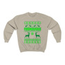 Printify FarmHouse Fraternity Ugly Christmas Sweater Crewneck Sweatshirts 
