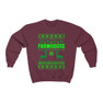 Printify FarmHouse Fraternity Ugly Christmas Sweater Crewneck Sweatshirts 