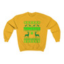Printify FarmHouse Fraternity Ugly Christmas Sweater Crewneck Sweatshirts 