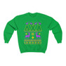 Printify Lambda Chi Alpha Ugly Christmas Sweater Crewneck Sweatshirts 