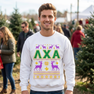 Lambda Chi Alpha Ugly Christmas Sweater Crewneck Sweatshirts