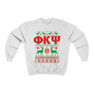 Printify Phi Kappa Psi Ugly Christmas Sweater Crewneck Sweatshirts 