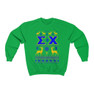 Printify Sigma Chi Ugly Christmas Sweater Crewneck Sweatshirts 