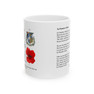 Zeta Psi Remembrance Ceramic Coffee Cup, 11oz