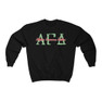 Alpha Gamma Delta Greek Type Crewneck Sweatshirts