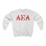 Alpha Sigma Alpha Greek Type Crewneck Sweatshirts