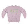 Alpha Sigma Tau Greek Type Crewneck Sweatshirts