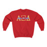 Alpha Xi Delta Greek Type Crewneck Sweatshirts