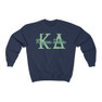 Kappa Delta Greek Type Crewneck Sweatshirts