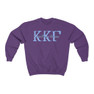 Kappa Kappa Gamma Greek Type Crewneck Sweatshirts