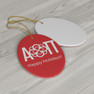 Alpha Omicron Pi Holiday Color Mascot Christmas Ornaments