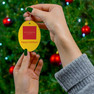 Chi Omega Holiday Color Mascot Christmas Ornaments