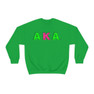 Printify Alpha Kappa Alpha Leah Crewneck Sweatshirt 