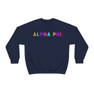 Alpha Phi Leah Crewneck Sweatshirt